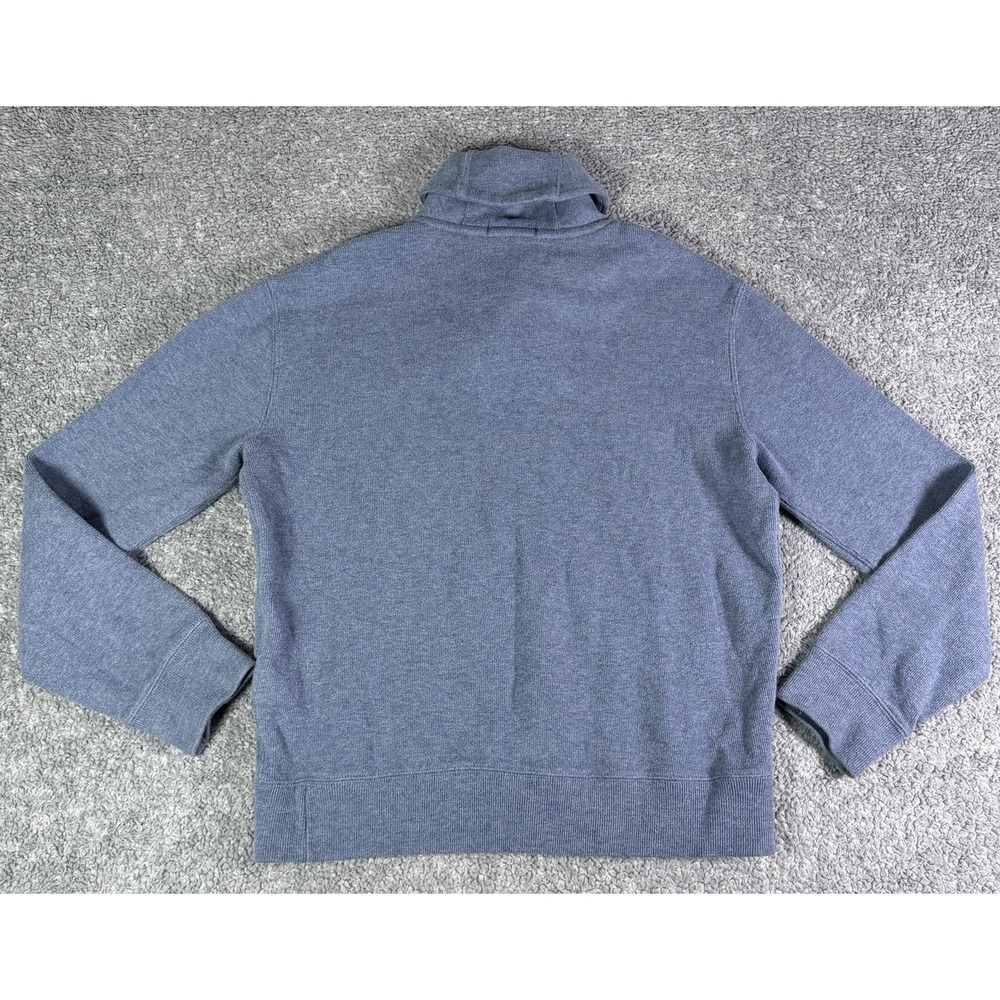 Polo Ralph Lauren Sweater Mens Size Small Blue Shawl Collar Pullover Cotton Pony - Picture 6 of 9